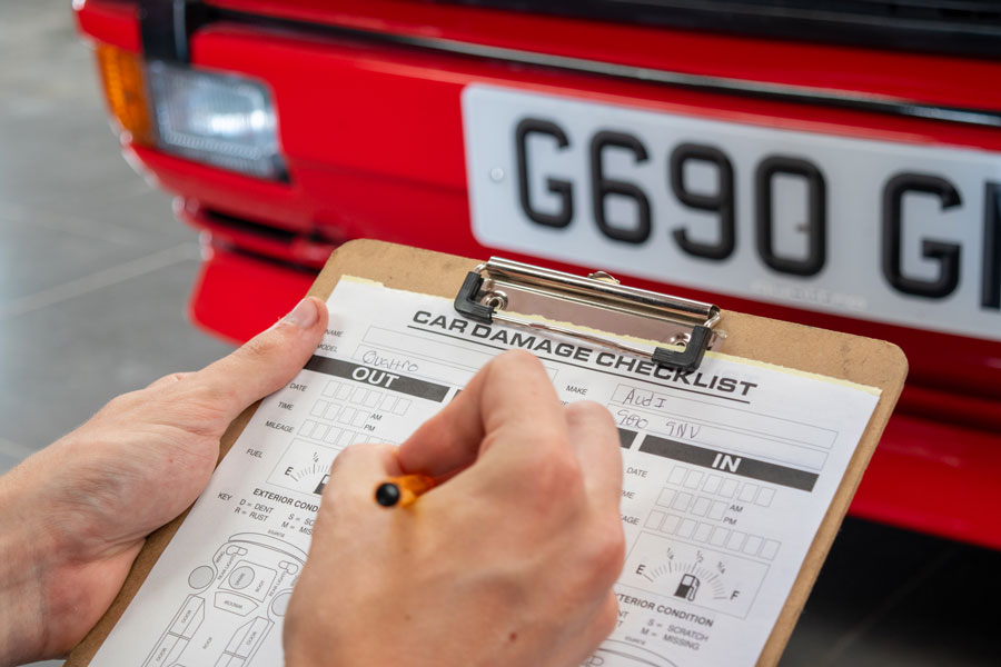 vehicle inspection form