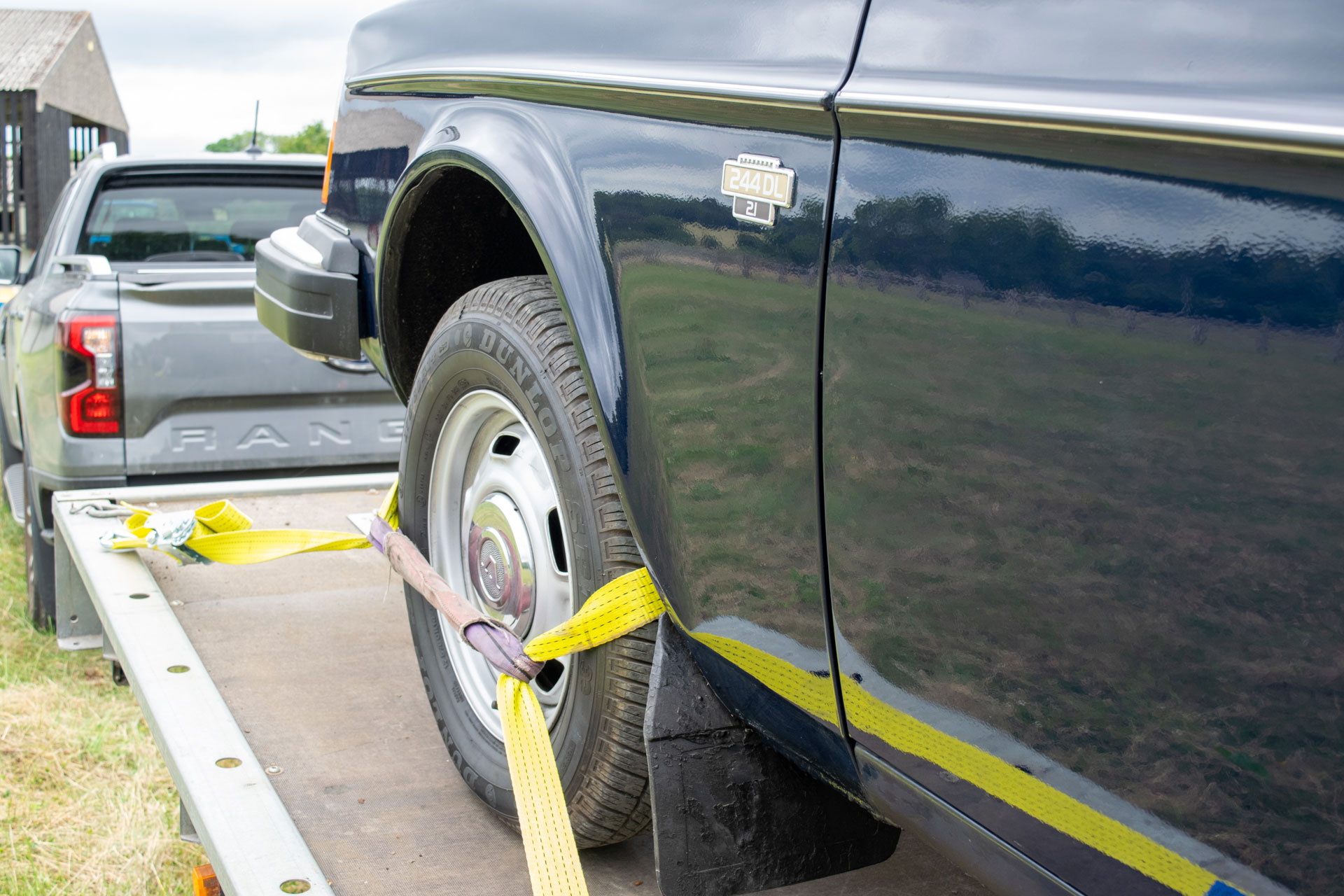 Volvo on transporter